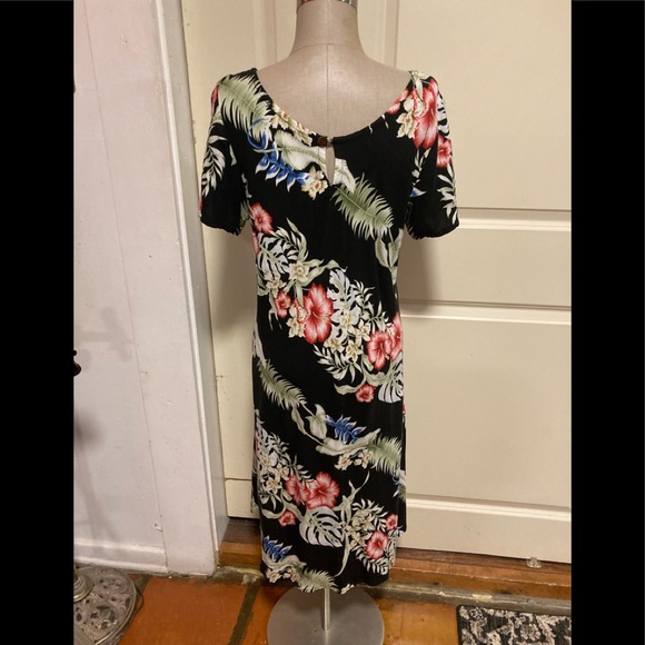 Hibiscus collection dress black muu muus - Picture 7 of 12